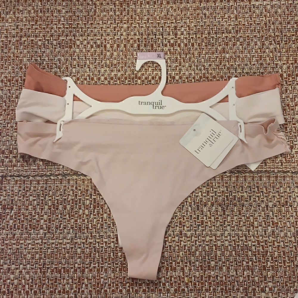 Tranquil‎ & True Lace Back Panties 3 Pairs New With Tags